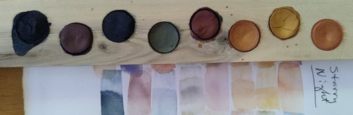 Starry Night Watercolor Palette